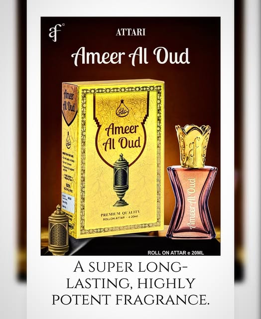 Ameer Al Oud by Attari – Premium Alcohol‑Free Oud Attar