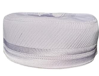 Firoz White Topi Beautiful Islamic Muslim Namaz Prayer Cap