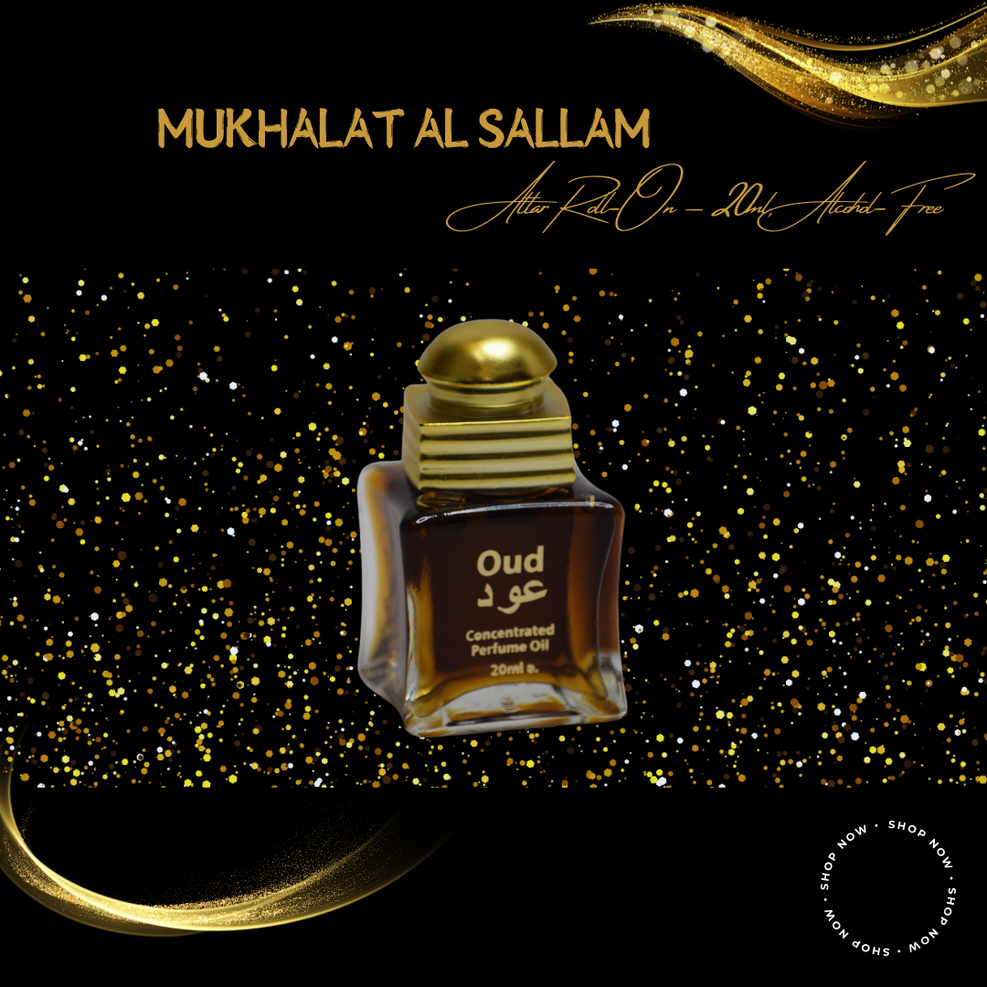 Mukhalat Al Sallam Attar Roll-On – 20ml, Alcohol-Free