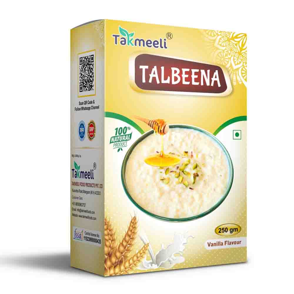 TAKMEELI TALBEENA (250g each PACK OF 3 FAVORITE FLAVOUR VANILLA, MILK MAWA AND ELICHI)